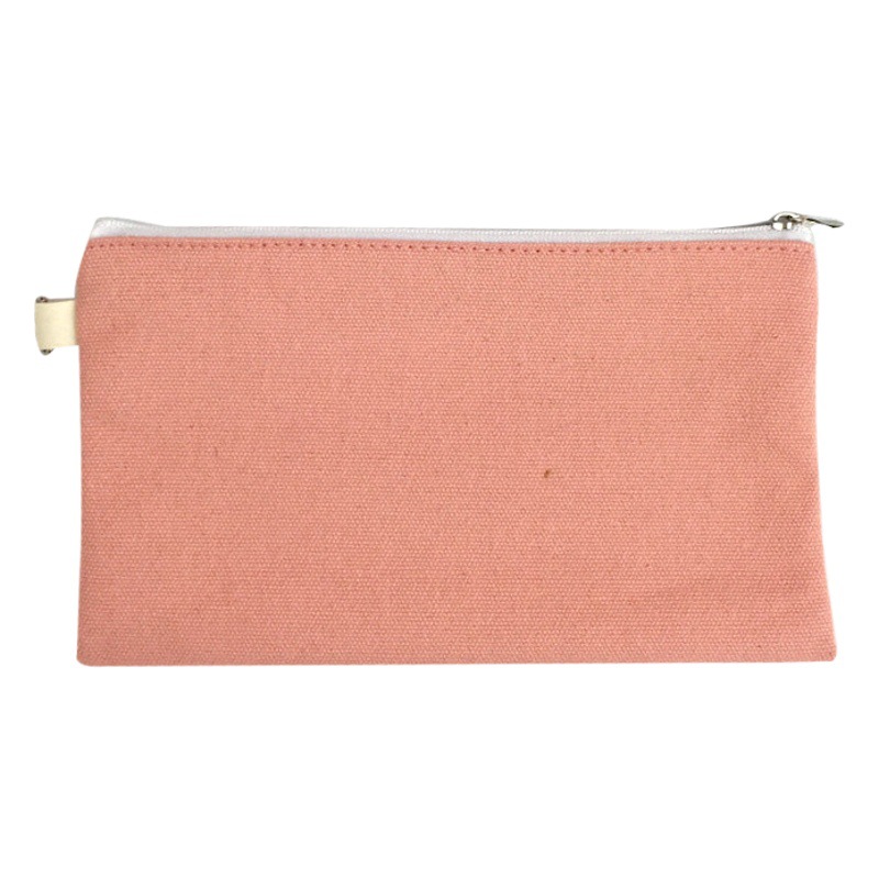 Solid Color DIY Simple Creative Cute Coin Purse Plain Coin Bag Key Phone Bag Blank Hand-Held Canvas Bag