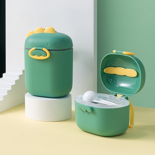Portable travel airtight independent can baby milk powder box for infants and toddlers, newborn baby supplementary food moisture-proof children storage box
