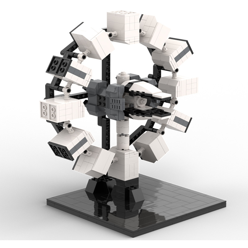 Creative Rotating Diy Small Particle Building Blocks Model Toy_voghion.com