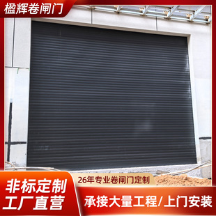 Galvanized Star Plate Rolling Shutter Door Electric Anti-Theft Wind-Resistant Rolling Shutter Shop Supermarket Villa Home Factory Automatic Rolling Shutter Door