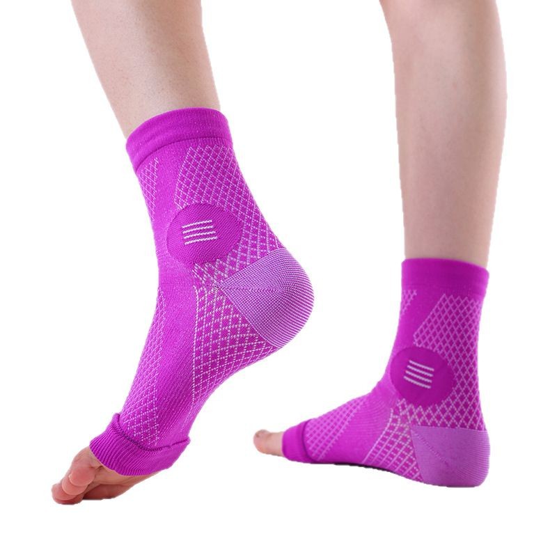 240N crossover sleeve calcetines de presión de tobillo de sarga de transporte de Amazon