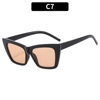 Advanced sunglasses, sun protection cream, glasses solar-powered, European style, 2023 collection, cat's eye, high-quality style, UF-protection, simple and elegant design, wholesale