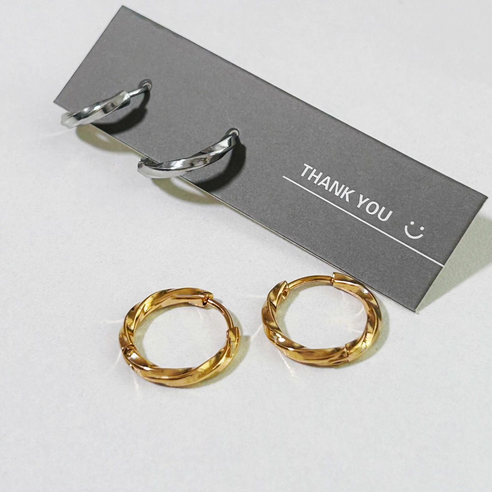 fashionable universal earrings stainless steel for men and women