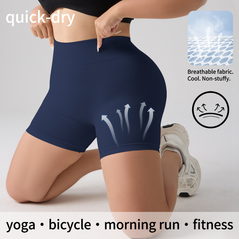 New High-Waisted Fitness Training Shorts, Cross-Border Fitness Yoga Cycling Shorts, Leggings Shorts