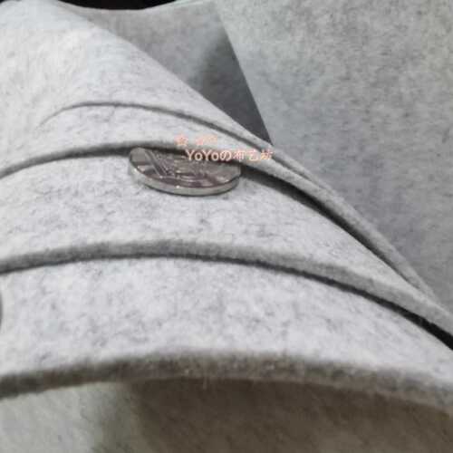 Wholesale kindergarten decoration materials, school bulletin board background, thickened felt non-woven fabric, off-white light gray.