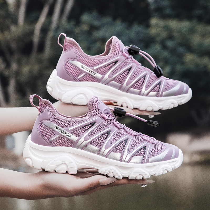 2024 verano nuevo deportes casuales transpirables de moda malla pareja zapatos de senderismo image 10