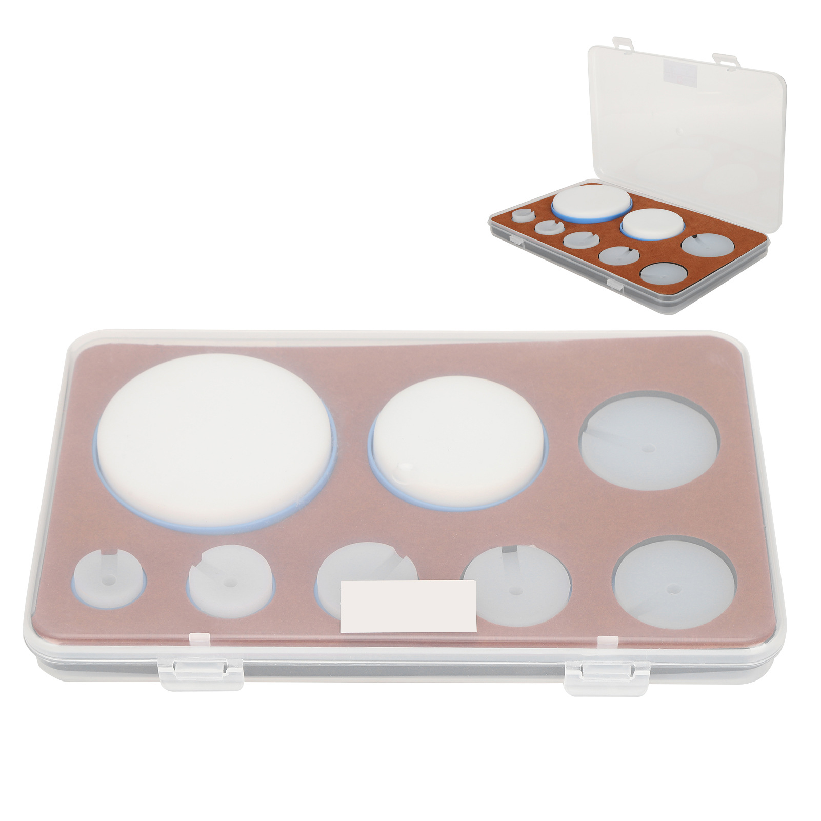 修表工具 手表机芯胶垫套装 8件套机芯皮胶垫套装 手表机芯皮垫