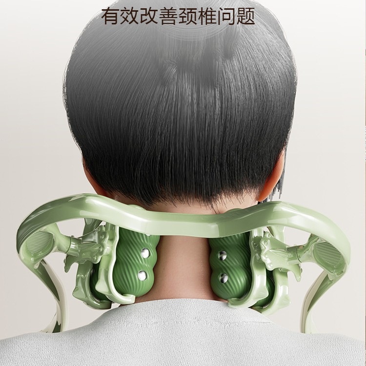 New Manual Massage Shoulder and Neck Massager, Multifunctional Leg Massage Device, Neck Clamp, Cervical Spine Massager