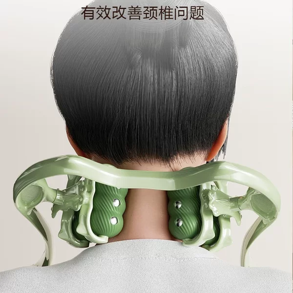 New Manual Massage Shoulder and Neck Massager, Multifunctional Leg Massage Device, Neck Clamp, Cervical Spine Massager