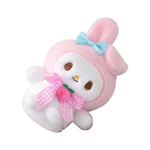 Cute and cute Kuromi Cinnamon Dog Melody Plush Doll Keychain Pendant Student Girl Schoolbag Keychain