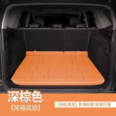 2026 Tank 400, this is a Trunk Mat - napa-leather-glue-free-attachment-dark-brown-base-pad-tank-tank-400-new-energy-2026-model-hi4t-exclusive