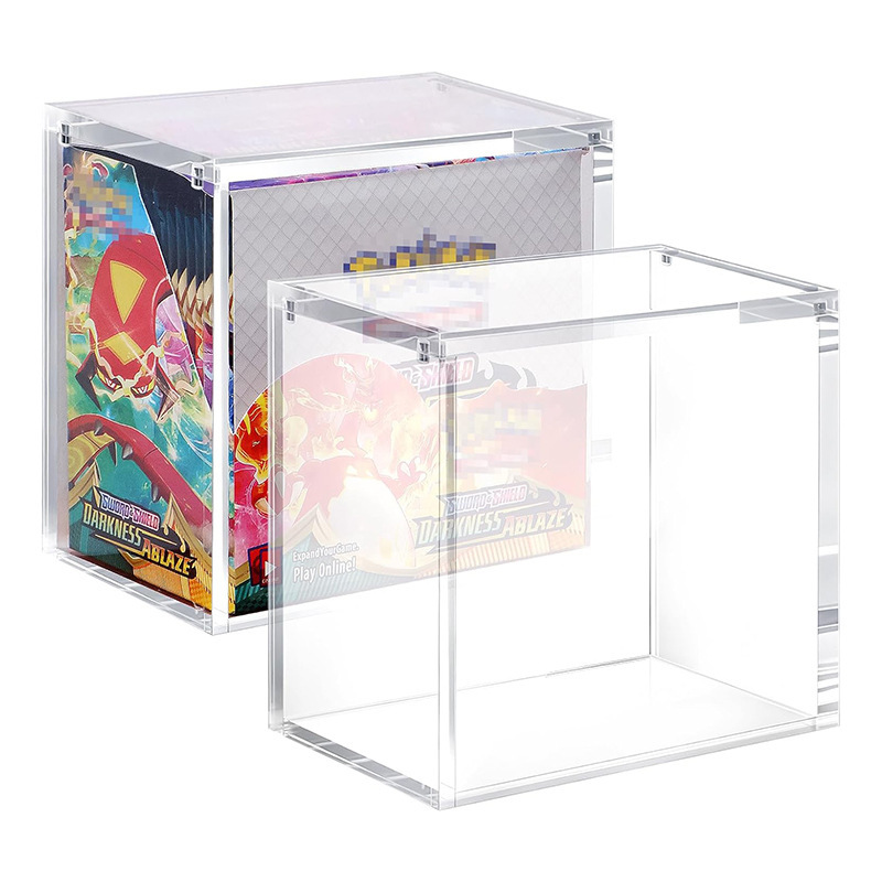 Square Acrylic Transparent Box with Lid, Rubik's Cube Packaging Box, Insect Storage Box, Dust-Proof Gift Box