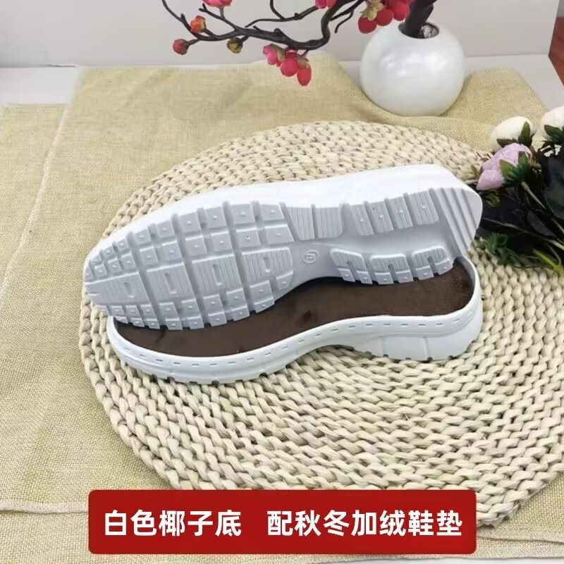 New Coconut Sole Sports Non-slip Anti-kick fleece-lined Crystal Sole Beef Shoes Handmade Hook Summer Sandal Sole