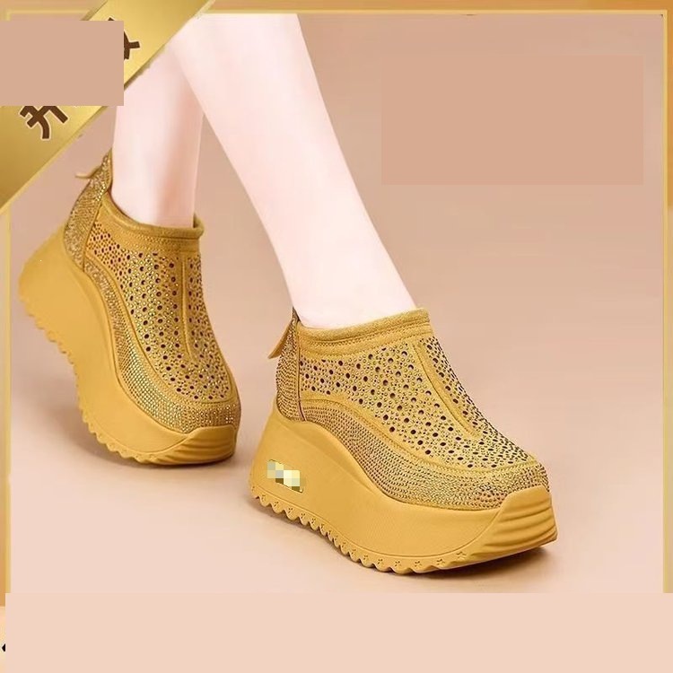 Zapatos Dongdong respirables zapatos de papá mujeres 2026 verano nuevo hombre pequeño de mujer aumento de altura delgada zapatos deportivos casuales
