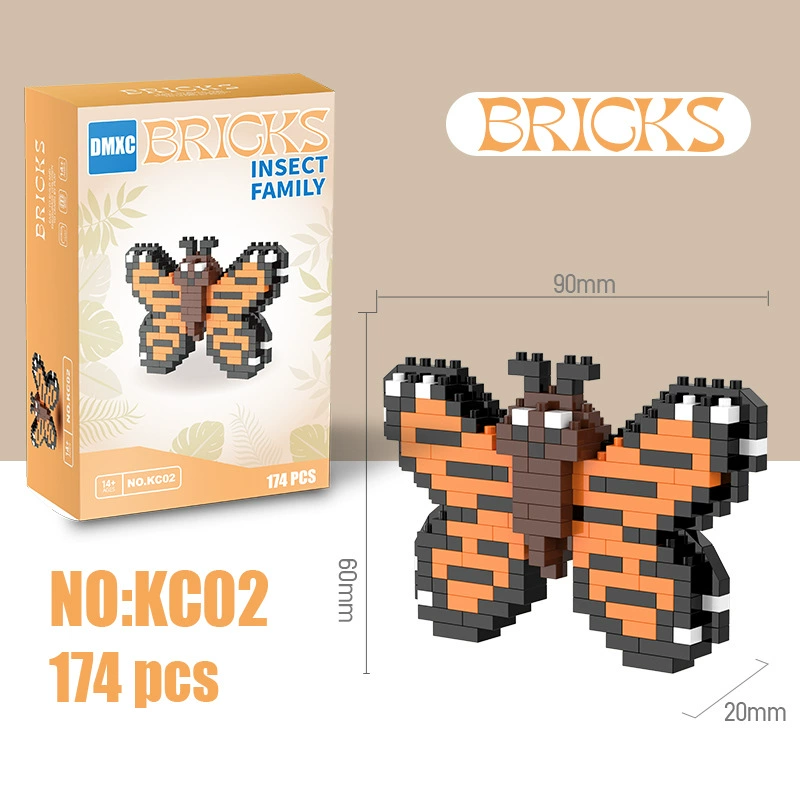Конструктор bricks (Lego) минифигурки, мелкие микрокубики, подарок на день рождения, разнообразные стили