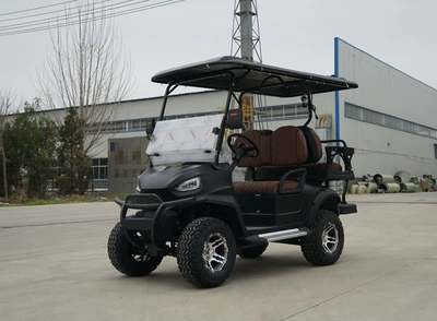 Electric Golf Carts for Elektrikli qolf avtomobilləri - 2-row-4-seat-golf-cart