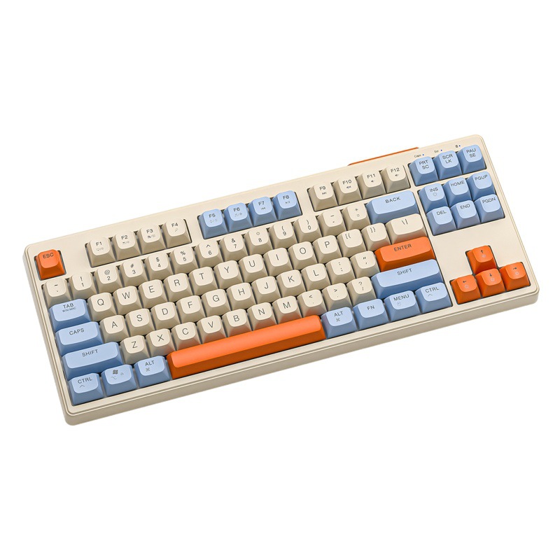 Lobo libre M87 Bluetooth inalámbrico 2,4G de modo dual multi-color a juego sensación mecánica teclado película Juego Oficina Mute