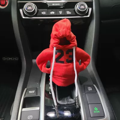 Shift Lever Hooded Skull Interior – Sürətlər qutusu və əl tormozu başlıqları - red-number-23