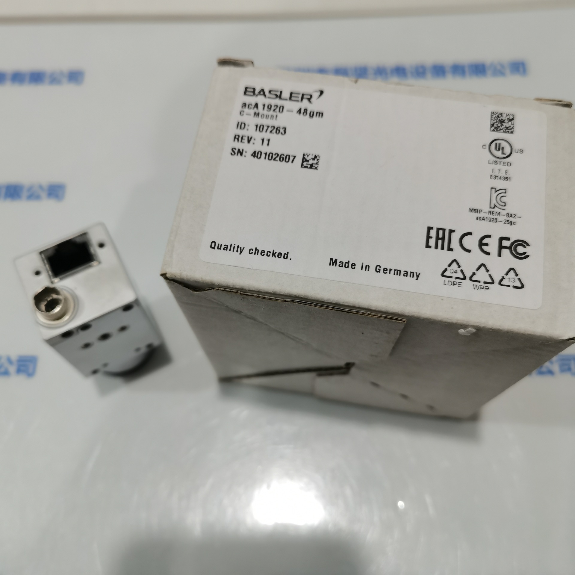 巴斯勒BASLER         工业相机        ACA1920-48gm