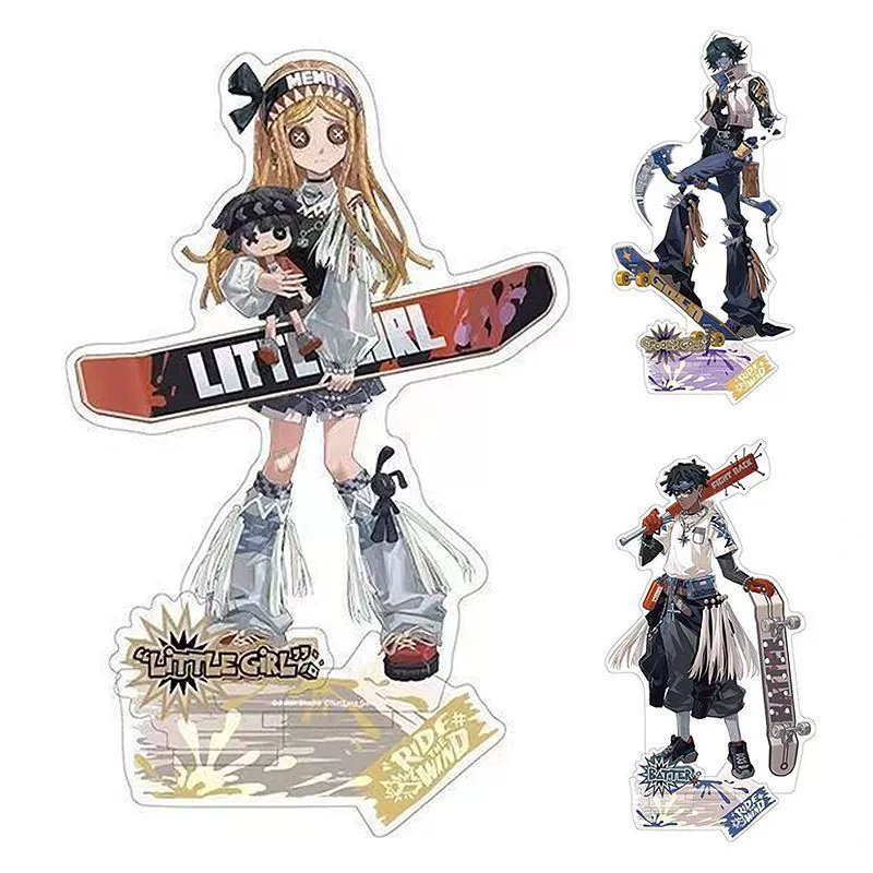 Identity V Street Style Animation Game Peripheral Riding the Wind, Prisoner, Little Girl, Reporter Standing Card