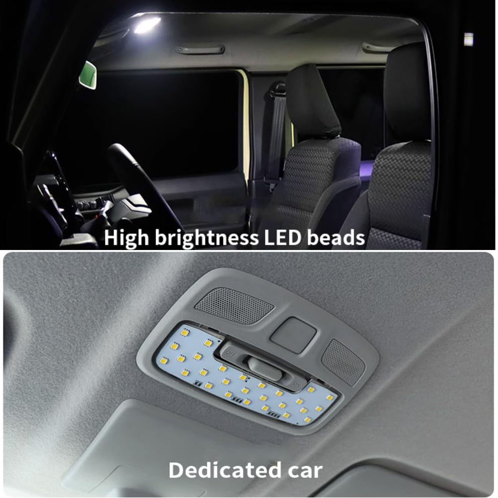 Suitable for 23-26 new Jimny five-door modified LED reading light illumination lamp JB74 modification accessories