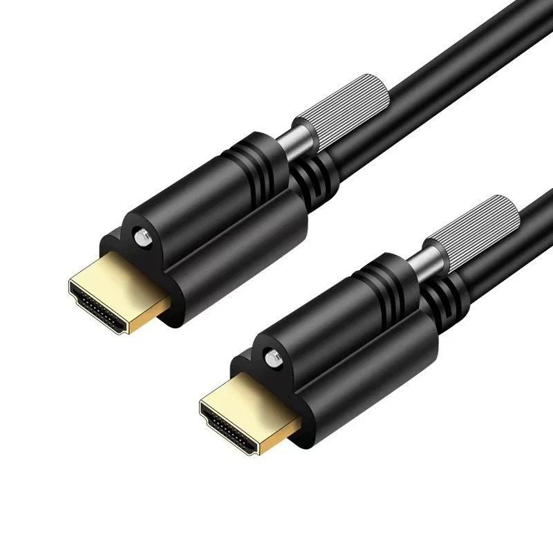 Новый Saikang HDMI кабель версии 2.0, 3D HD, для компьютера, высокочеткий, с винтовым креплением