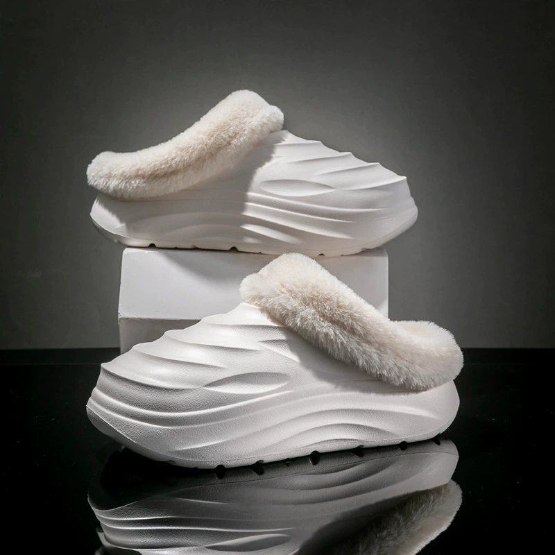 Winter non-slip keep warm slippers, for beloved, soft sole