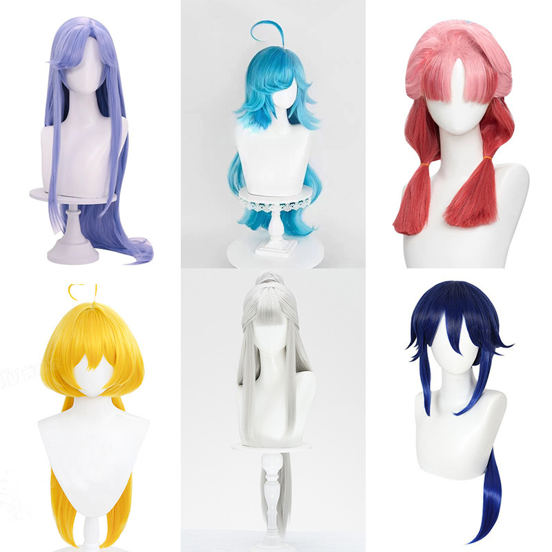 Cosplay King of Glory Character Style Wig Set Wang Zhaojun Daji Shake Doria Xishi Hainuo