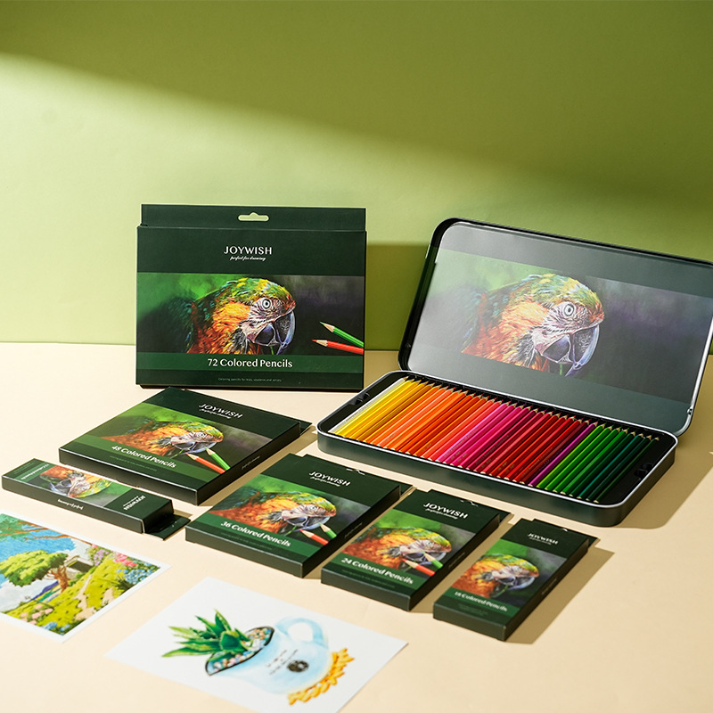 Papelería transfronteriza lápiz de plomo de color al por mayor pluma de color estudiante lápiz traje pintura Premio cartón Amazon