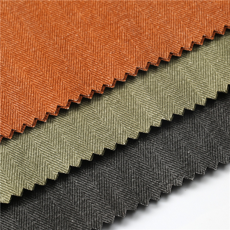 Nuevo 100% algodón duradero Herringbon chaleco suave jeans teñido de color sólido de algodón superior