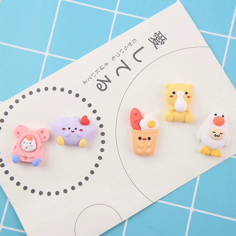 Creative cartoon cream phone case, hair rope, hairpins, accessory, pencil case, DIY