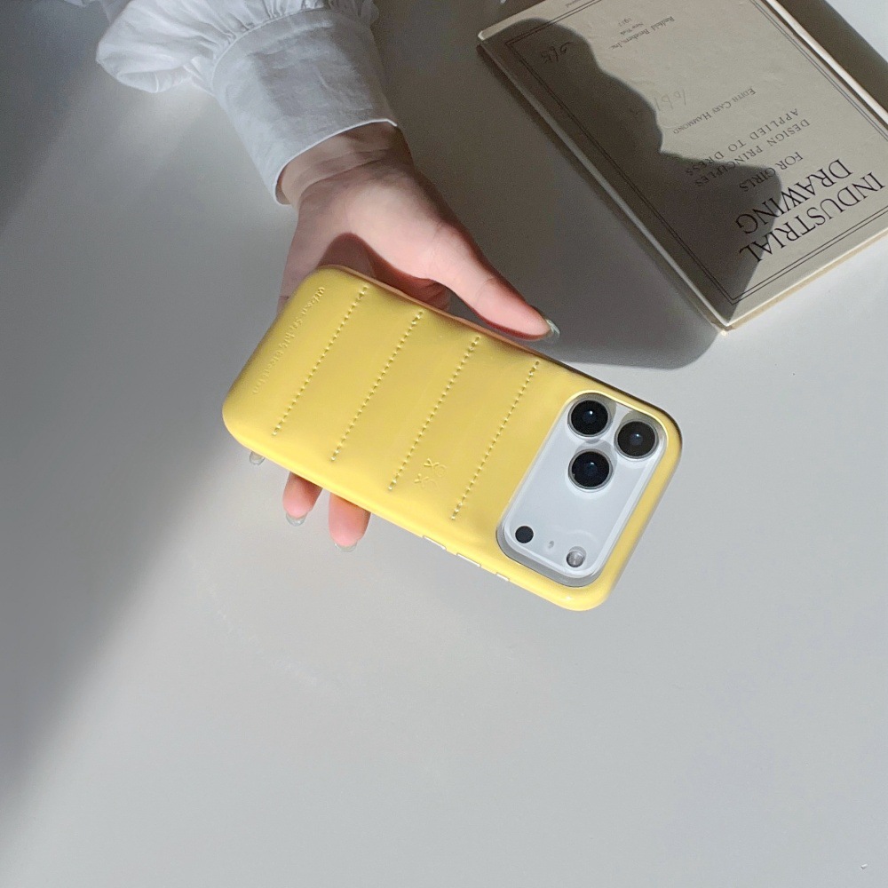 Étui de téléphone tendance en duvet à motif de fruits, compatible avec iPhone 17/16 Pro Max, couleur unie personnalisée, 15/14P, antichoc_voghion.com