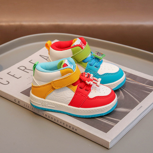 Boys and girls sneakers new style  autumn comfortable M beans Yuanyang children's single shoes children's casual shoes sports shoes