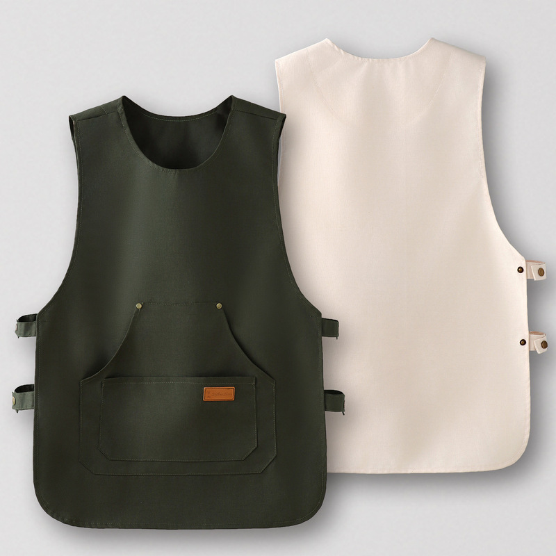 Apron for Milk Tea Shop, Kitchen, Home Use, Wear-Resistant Workwear, 2026 New Model, Custom-Made for Women Working in the Cooking Industry