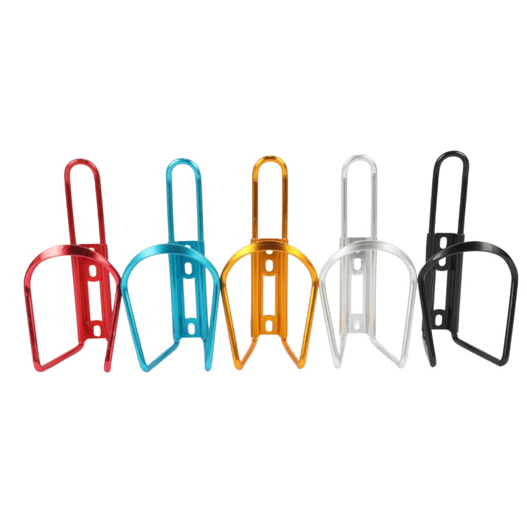 Factory Wholesale Colorful Aluminum Alloy Mountain Bike Water Cup Holder Bike Water Kettle Rack Riding Equipment Accessories
