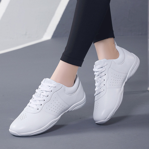 Competitive gymnastics shoes performance athletic shoes children's cheerleading shoes women's training competition soft soled white shoes