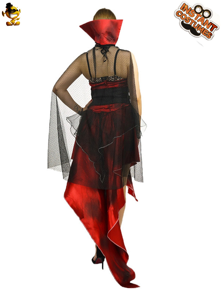 Halloween de las mujeres adultas bat Vampire traje Vampire party Cosplay traje del funcionamiento de la etapa