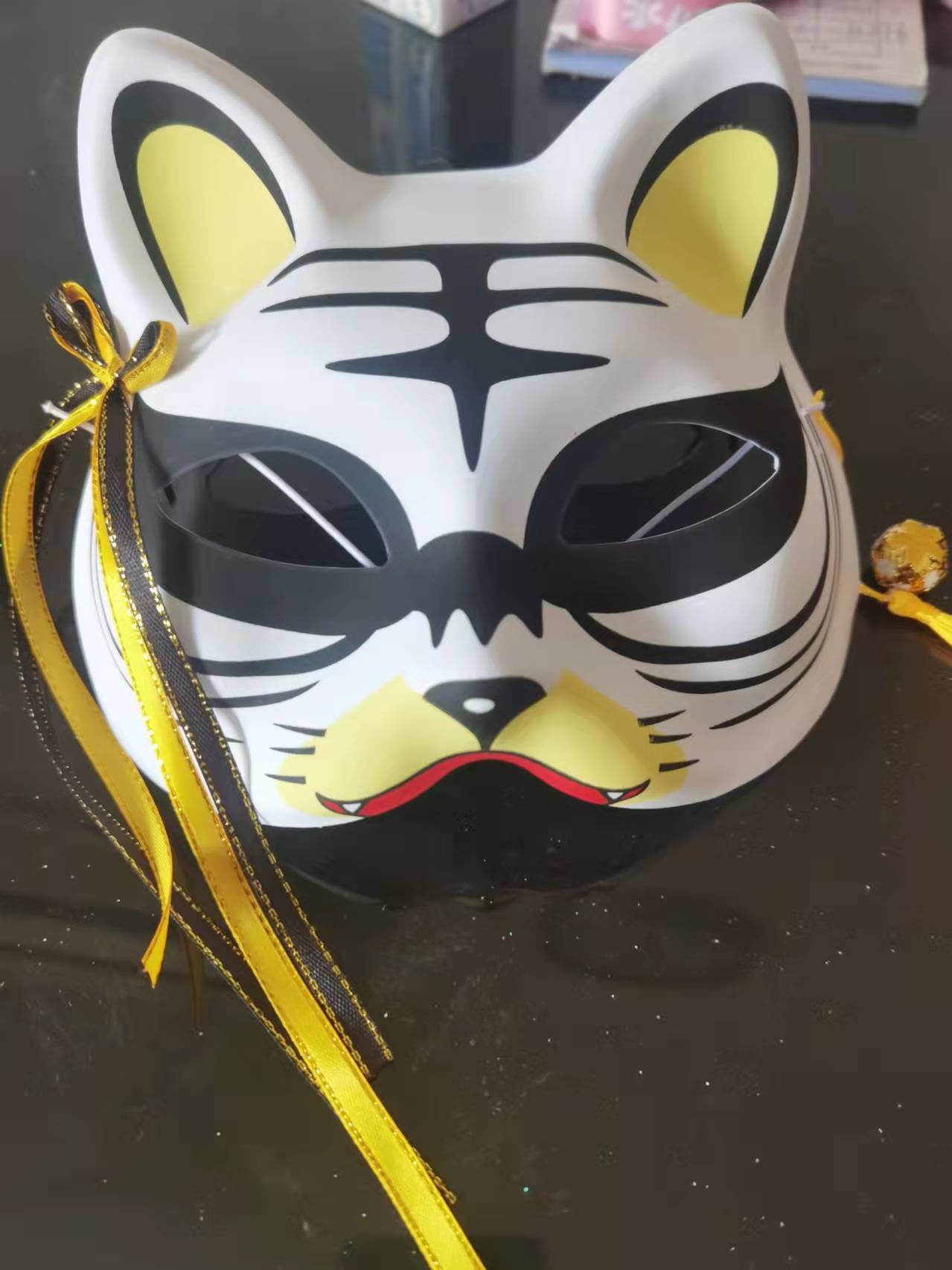 国境を越えたキツネ猫の顔マスクネット赤同金全顔古風マスクメーカー直販