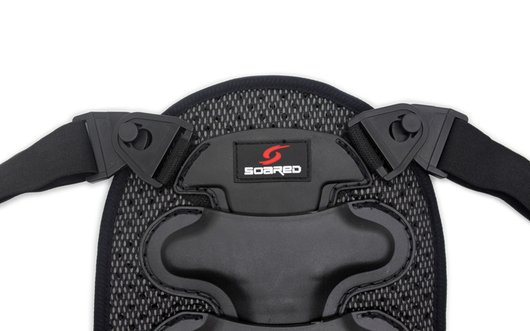 Protección de espalda de doble capa para el esquí patinaje sobre ruedas equitación soporte de la cintura sola placa doble placa equipo motocicleta protección de espalda