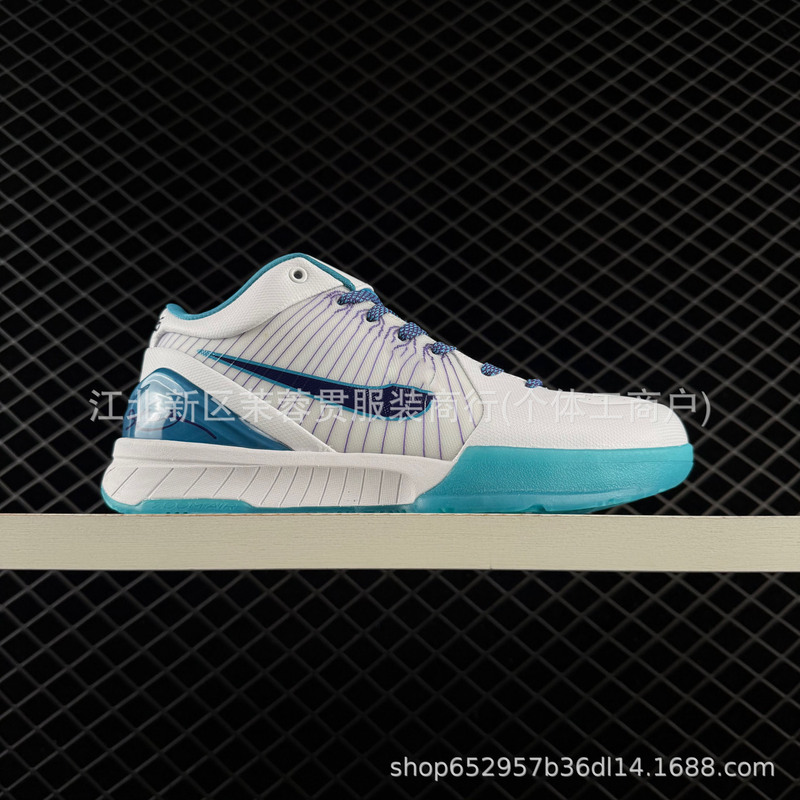 High-Quality Putian Pure Original Kobe4 Signature Basketball Shoes, Durable High-Top Black Mamba, Make the Most of the Moment, Men's Kobe 4Th Generation