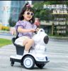 Electric children's electric car, balance bike for early age, rotating motorcycle