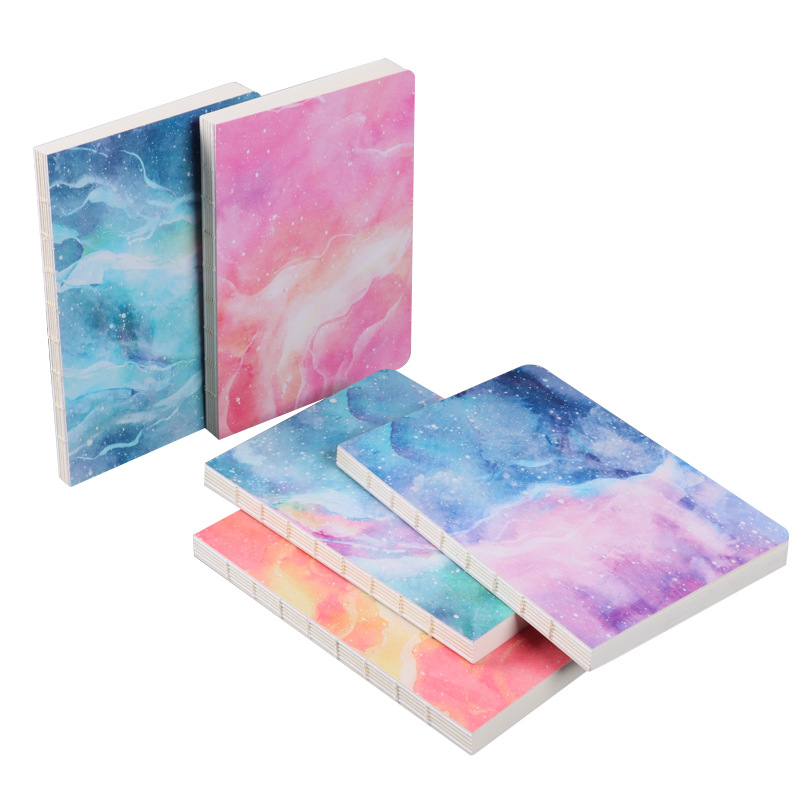 B5 컬러 커버 코일북 그리드 수평선 사각형 공백 영어 노트 학습 노트패드 코일북 도매