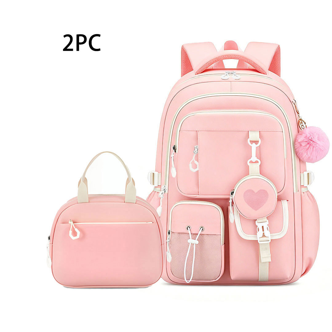 Nuevas mochilas transfronterizas para estudiantes de primaria, mochila de niñas de secundaria ligera y de gran capacidad.