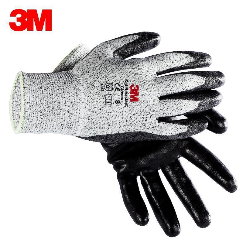 3m anti-corte guantes resistentes al desgaste grado 3 corte anti-mecánico jardinería matanza corte manejo industrial guantes de trabajo de protección