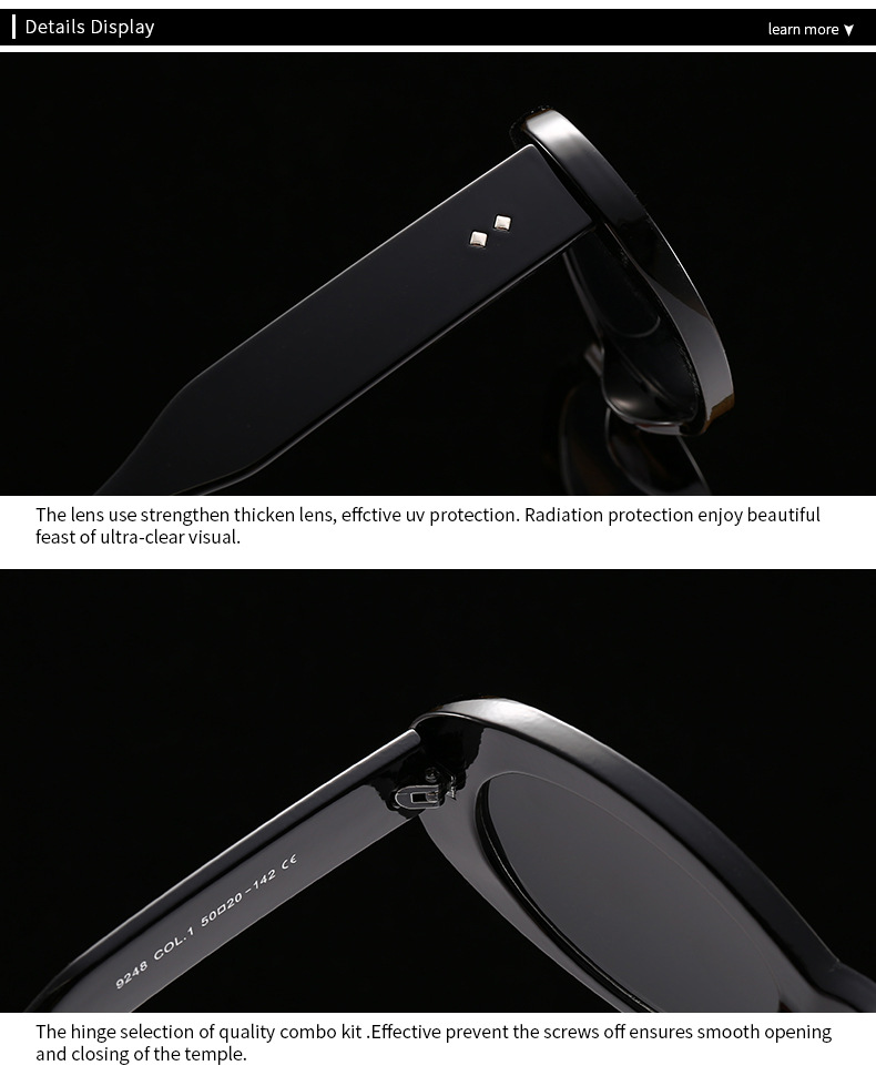 60g Weight Full Frame Glasses Structure Sunglasses Classification PC, UV400 Protection Lens Material Oval Frame Glasses Style Casual, Outdoor Occasion Geometric Pattern Unisex Gender Vintage Style, Classic Style Style Vintage Style Classic Style Geometric PC UV400 Protection Oval Frame Full Frame Women's Sunglasses 8