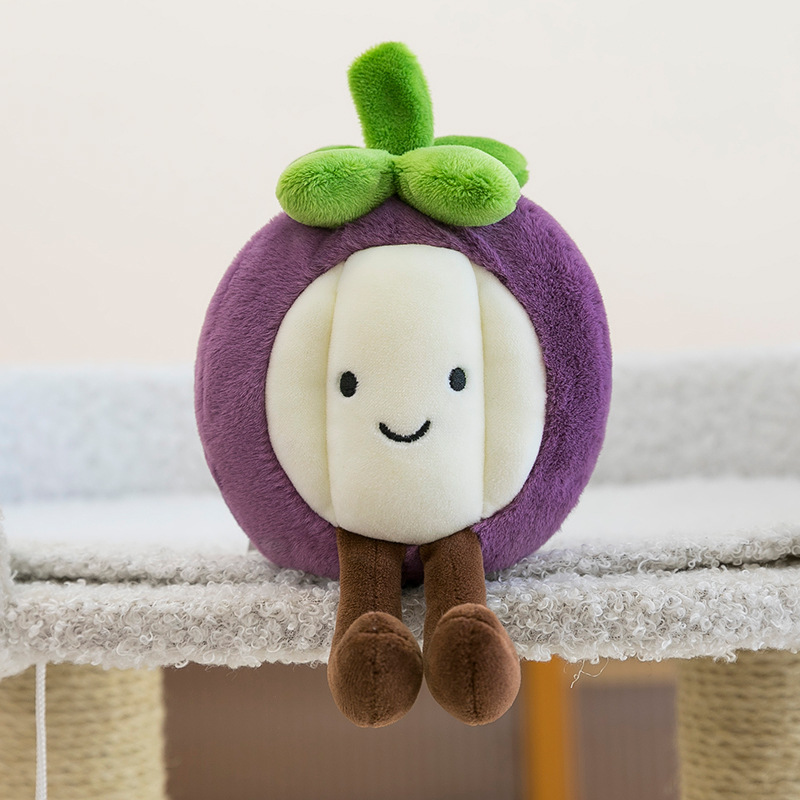 かわいい果物と野菜のぬいぐるみニンジンナスキャッチャーマシン人形人形スーパーベジタブルストア人形ペンダント|undefined