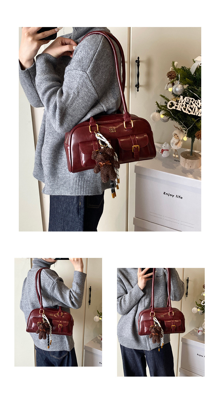 Fashionable and casual underarm bag for women, new autumn/Winter 2025, trendy and versatile, multi-pocket single-shoulder bag, high-end handbag undefined