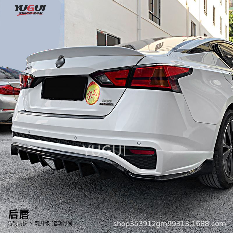 Suitable for 19-21 Model Nissan New Teana Modified Sports Version Body Kit, Front and Rear Lip Spoiler, Rear Wing