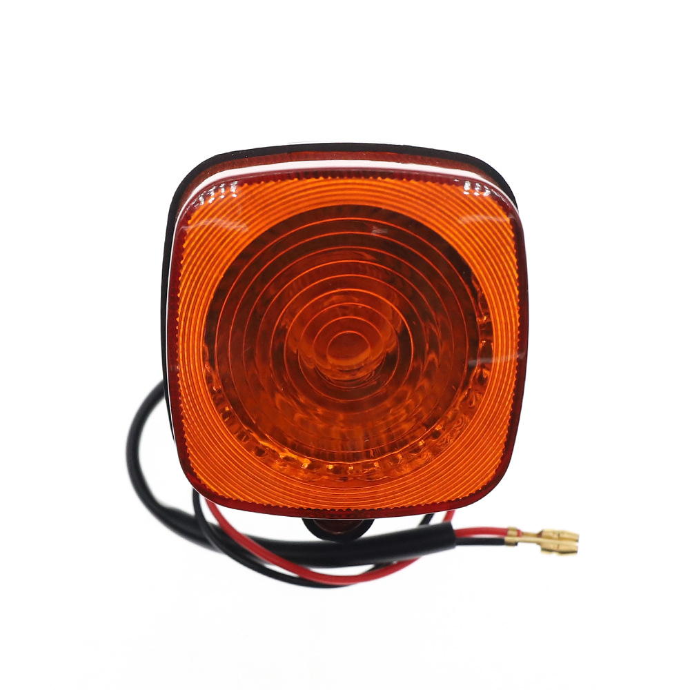 Luz de dirección universal de motocicleta lámpara de señal cuadrada CG125 ZJ125 felicidad