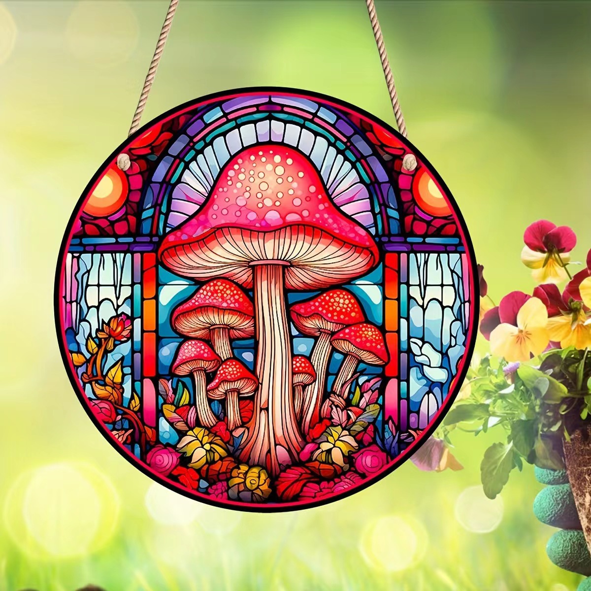 Transfronterizo nuevo coche accesorios magnífico redondo mariposa casa adornos de acrílico material de Navidad decoraciones para el hogar